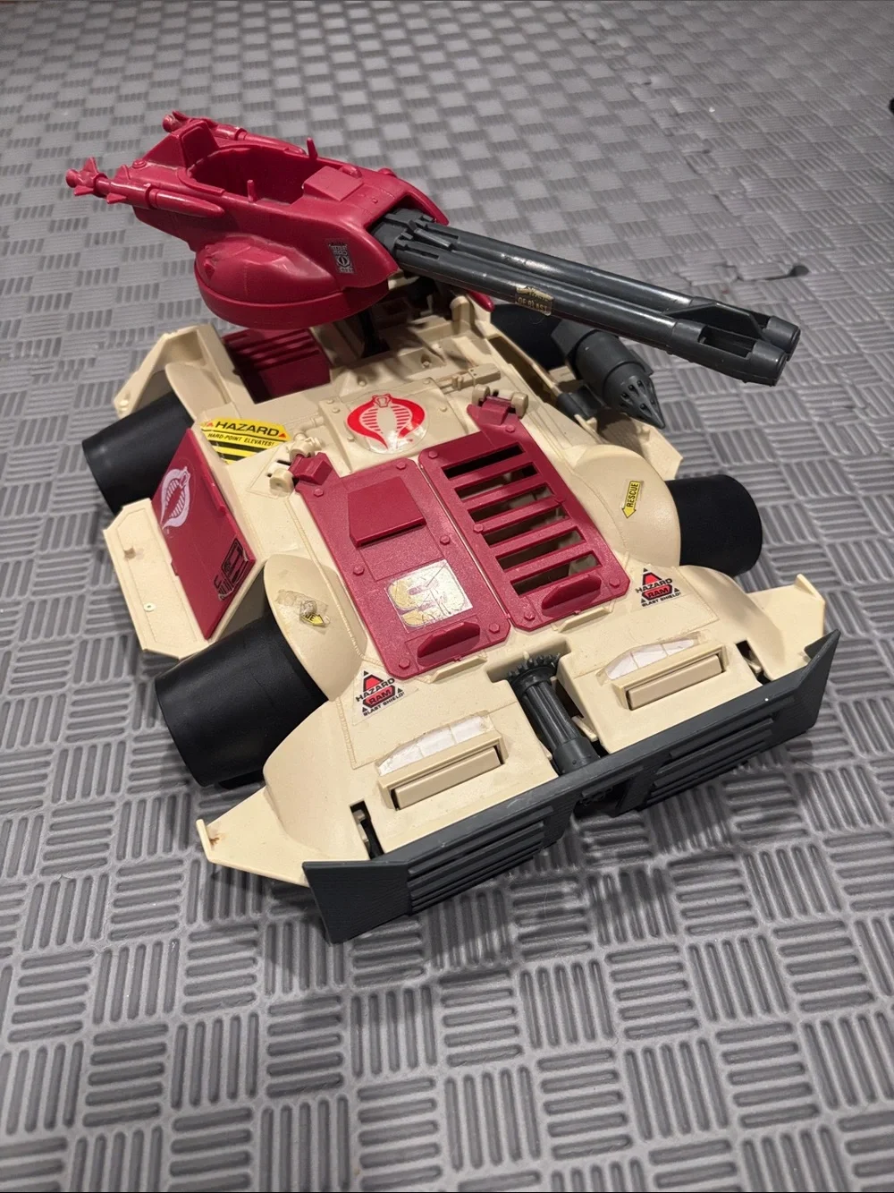GI Joe Cobra RAGE in Good Condition 1990 Hasbro ARAH